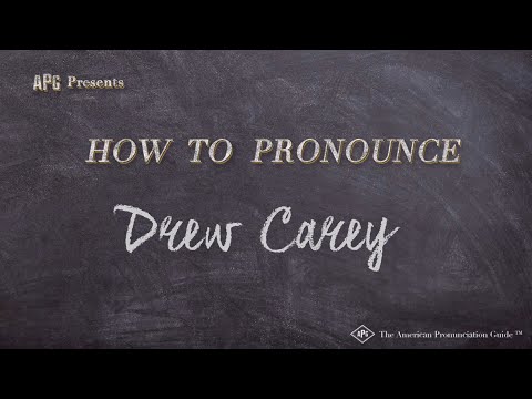 How to Pronounce Drew Carey (Real Life Examples!)