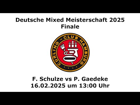 Deutsche Mixed Meisterschaft Finale: F. Schulze vs P. Gaedeke