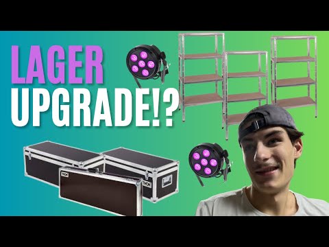 Lager Upgrade - Technik bis unter die Decke 🪩