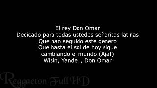 Nadie como tu (Don Omar ft Wisin y Yandel) 2006 letra