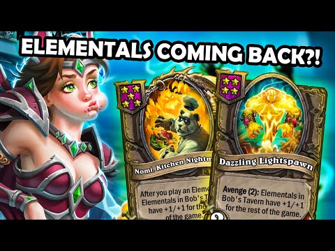 Elementals Can WIN Games THIS META?! | Hearthstone Battlegrounds