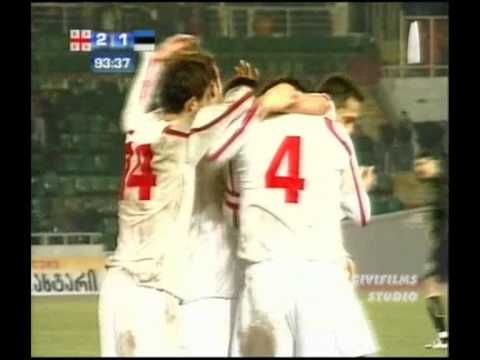 Georgia  2-1 Estonia 03.03.10  Goals (Friendly  Match)