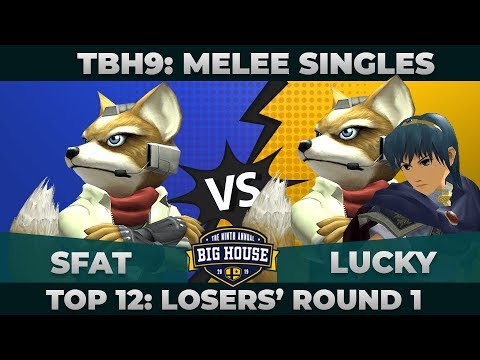 SFAT vs Lucky - Top 8 Losers' Qualifier: Melee Singles - The Big House 9 | Fox vs Fox/Marth