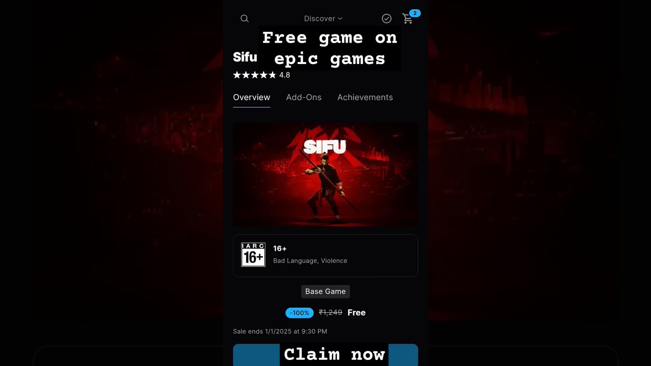Free game on Epic store @PlayWarlord #epicstore #viral