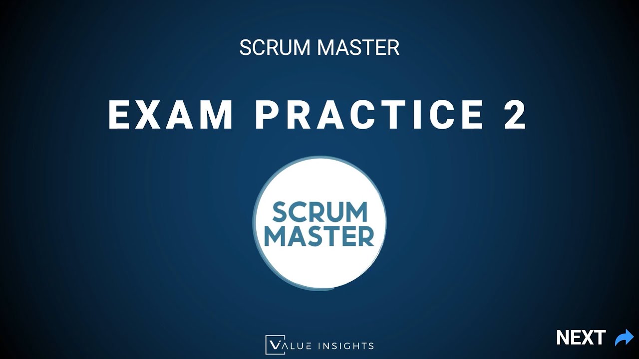 Scrum Master Mock Exam Flash Cards Video 2