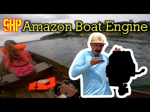 9HP Amazon boat engine #panchothings #fishing #jonboat #duckhunting #jonboatlife