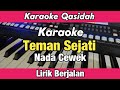 Karaoke Teman Sejati Nada Cewek Versi Qasidah Lirik Berjalan Karaoke Sholawat