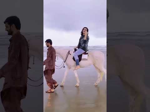 Osama Sakhi Horse Riding in Dubai Beach 🐴 #shorts