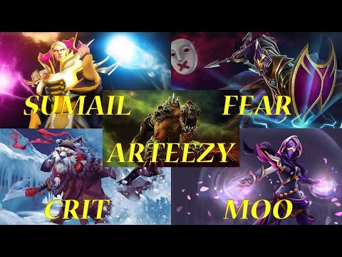 Arteezy & Sumail & Cr1t vs Fear & Moo  - Battle of Stars (Highlights)