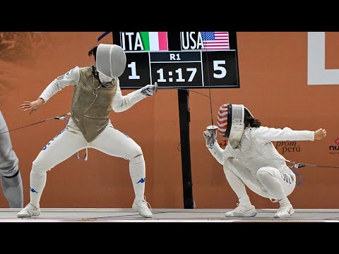 Women's Semifinal | Anna Cristino 🇮🇹 15-13 Lee Kiefer 🇺🇸 | 24/25 Lima Foil GP