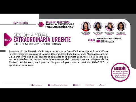 Sesión Extraordinaria