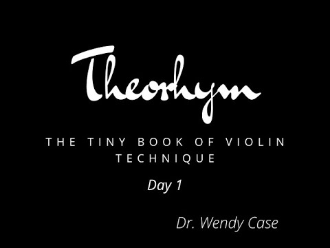 Tiny Book of Violin Technique Day 1 Video