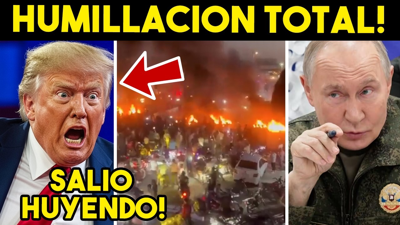 Estalla el infierno! TRUMP HUYE, RUSIA DA GOLPE DEVASTADOR. EEUU no aguanta más, crece caos.