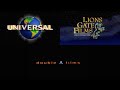 Universal Lionsgate Films Double A FIlms