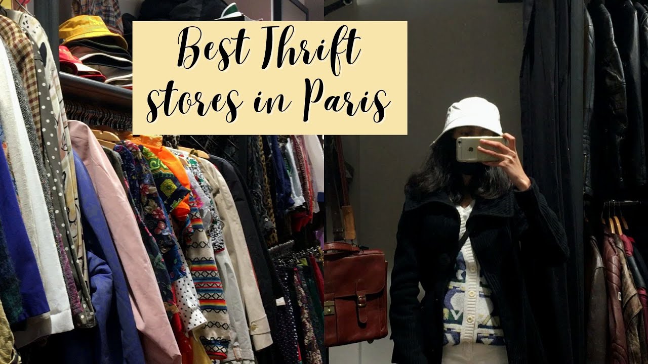 Thrift in Paris Ep-1 // Amazing Second Hand Vintage Shops // Vintage Try-on Haul