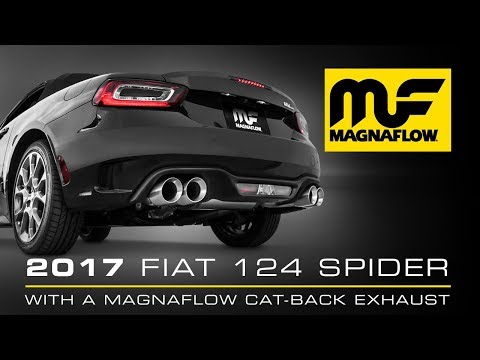 [Hear the Sound] 2017- 2020 Fiat 124 Spider Magnaflow Cat-Back Exhaust System [Part #19348] (magnaflow channel)