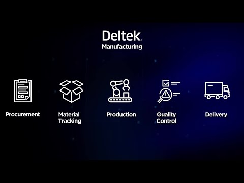 Deltek's All-In-One Manufacturing Solution for Government Contractors