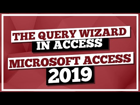Microsoft Access Tutorial 2019: The Query Wizard in MS Access 2019
