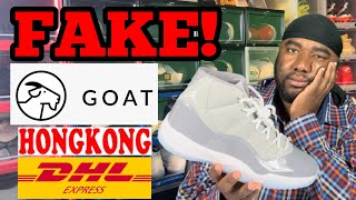 WTF‼️GOAT SOLD ME AIR JORDAN 11 COOL GREY FAKES‼️Here’s The RED FLAGS🚩🚩🚩
