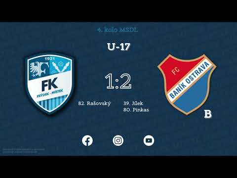 🎬SESTŘIH GÓLŮ | U19, U17 | FK Frýdek-Místek - FC Baník Ostrava B | 4. kolo MSDL | 27. 8. 2022