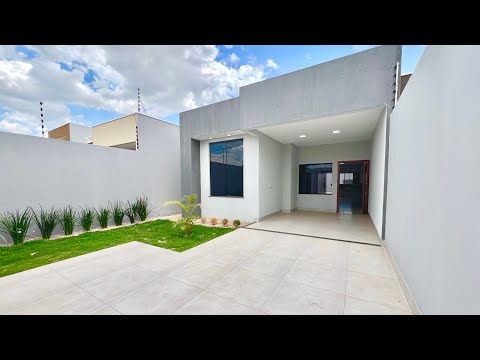 A CASA COM A FACHADA MAIS LINDA 🤩 | 3QTS | CHURRASQUEIRA E QUINTAL | EM FORMOSA GOIÁS.