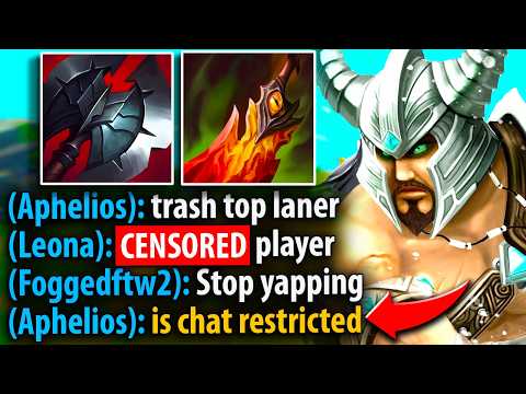 Plat Players in Diamond Game Typing More Than Playing... Tryndamere Top 1v9