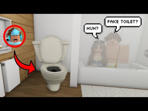 I Turned Into A TOILET To Spy On CREEPY ODERS… (Brookhaven)