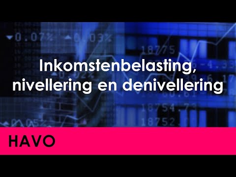 Inkomstenbelasting (belastingschijven), nivellering, denivellering - Economie voor havo - Jong & Oud