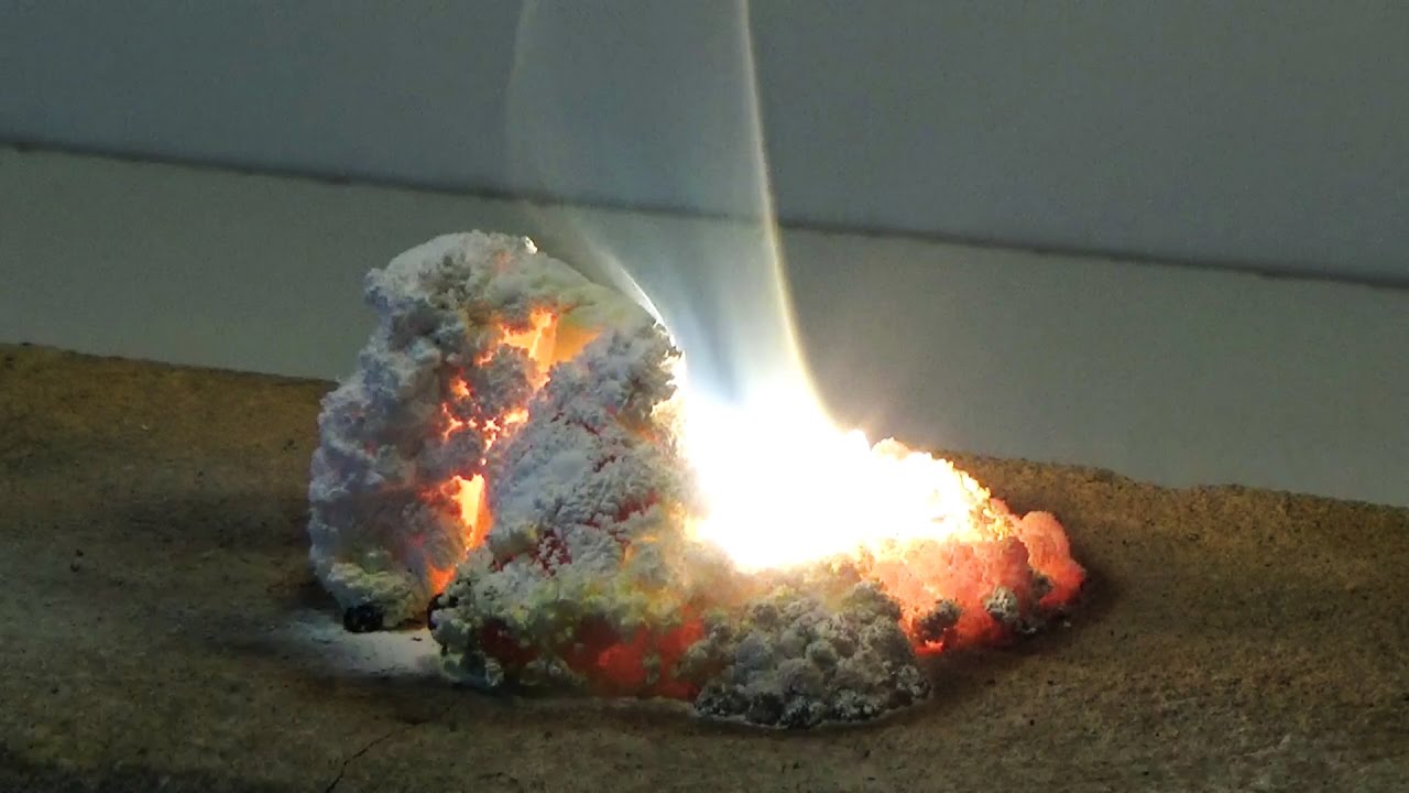 Chemistry experiment 58 - Burning pencil sharpener