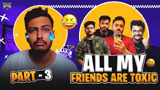 All My Friends are Toxic !🤣🤣 | Part-3 | Funniest GTA Races Moments | Ft. @AlphaClasher @Bittyboi