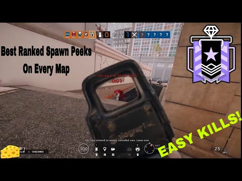 BEST RANKED Spawn Peeks On Every Map II Rainbow Six Siege