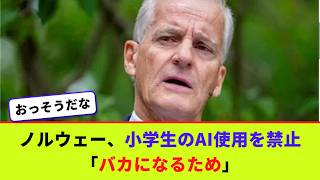 ノルウェー、小学生にのAI使用を禁止　「バカになるため」【2chまとめ】【2chスレ】【5chスレ】