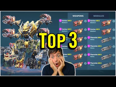 War Robots TOP 3 Most Fun Builds