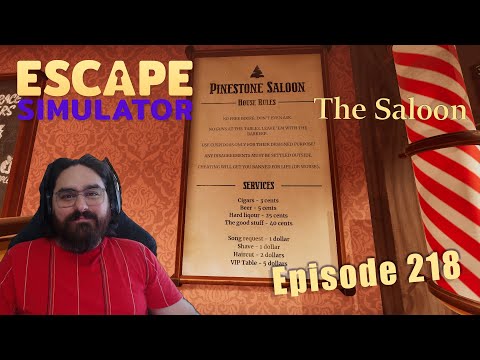 Escape Simulator Wild West DLC The Saloon Episode 218