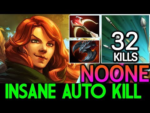 NOONE [Windranger] Insane Auto Kill | Crazy 32 Kills 7.15 Dota 2