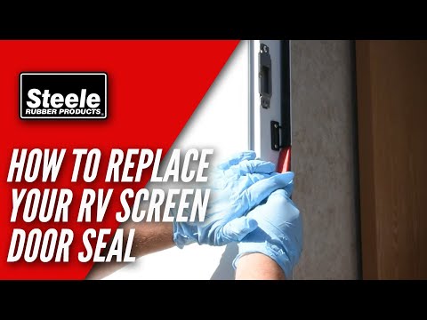 How To Replace Your RV Screen Door Weatherstripping