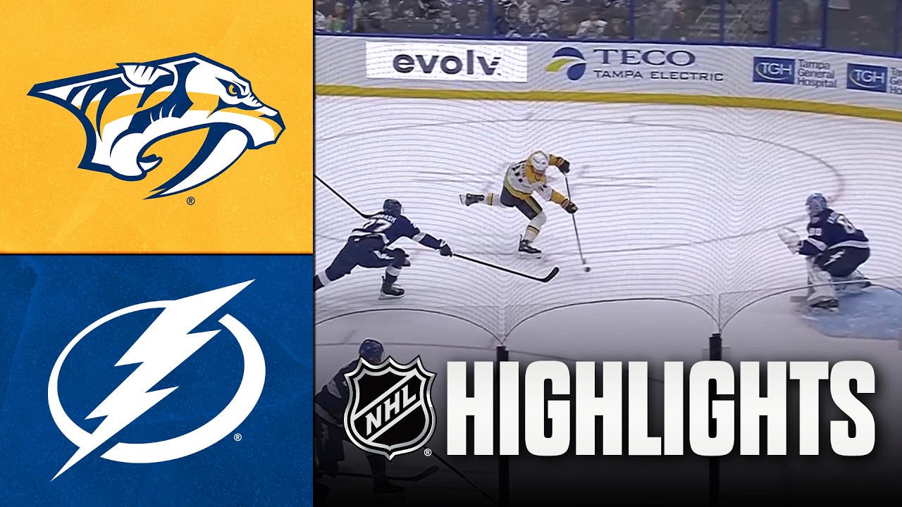 Predators vs. Lightning | NHL Preseason Highlights | September 20, 2026