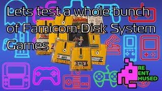 Checking out some FDS disks