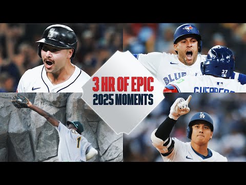 3 hours of the MOST EPIC moments of the 2025 MLB season!