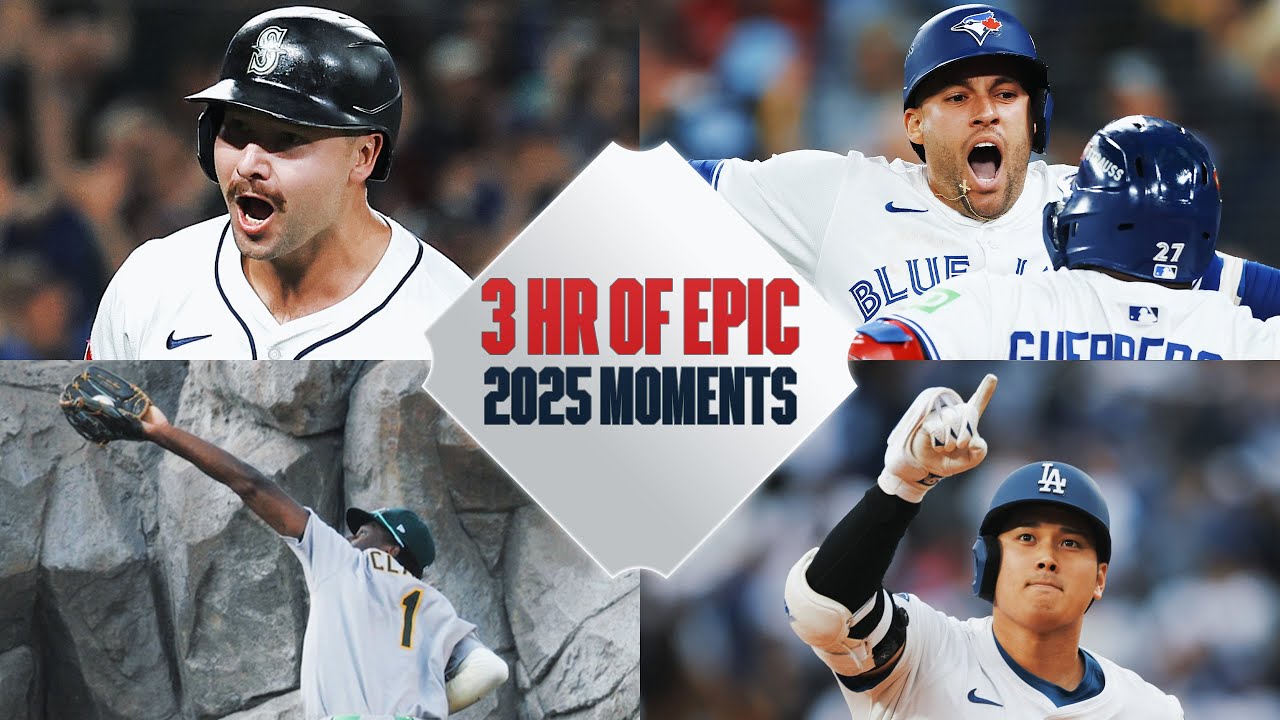 3 hours of the MOST EPIC moments of the 2025 MLB season so far!