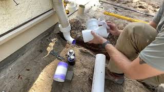 EASY PVC gutter drainage for your home explained