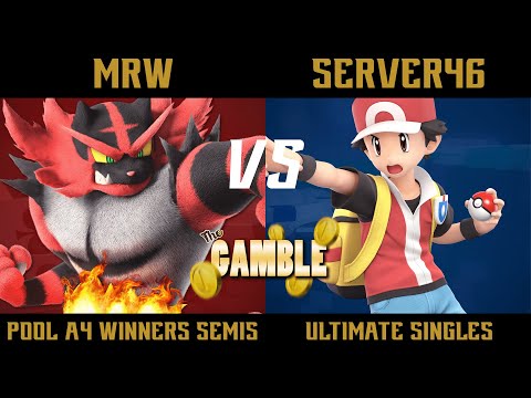 The Gamble Pool A4 Winners Semi Finals - MRW (Incineroar) vs. Server46 (PKMN Trainer) - SSBU