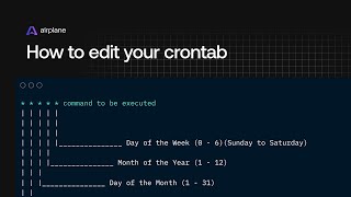 How to edit your crontab