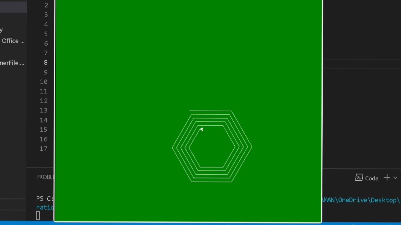 Python pattern ❤️program to print amazing pattern using 💕turtle module for beginners #coding #video