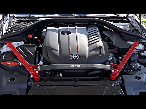 Toyota Supra Blitz Front Strut Tower Bar