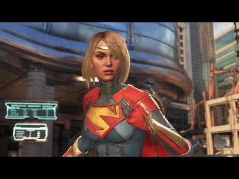 Injustice 2 1st Beta gameplay pt15 - Final Supergirl Set (for now)