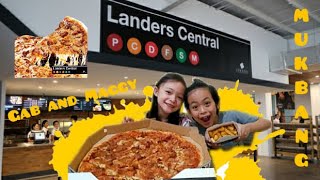 Mukbang || Landers Pizza || Gab & Maggy