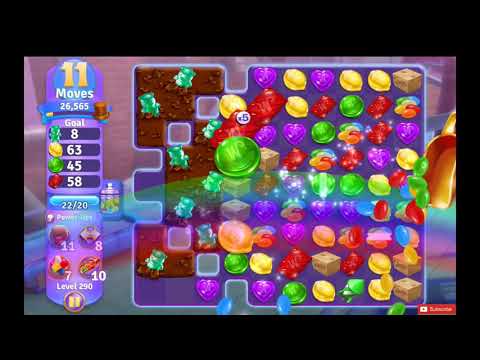 Wonka's World of Candy Level 290 NO BOOSTERS - A S GAMING