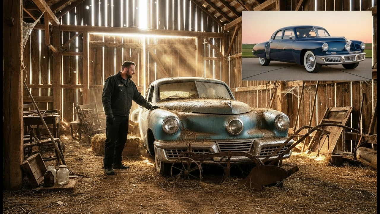 1948 Tucker 48 Found in Midwest Barn | The Car America Tried to Erase  | Full ASMR Restoration