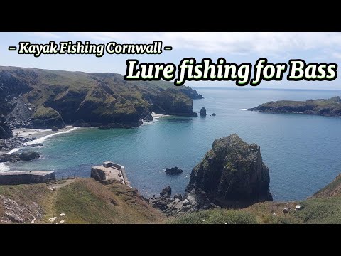 UK Kayak Fishing - Great Bass session off the Cornish coast.